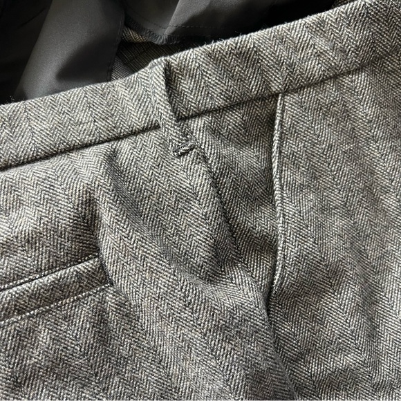 Lee Comfort & Style Herringbone Tweed Knit Straight Leg Pants Mid Rise - Picture 3 of 8